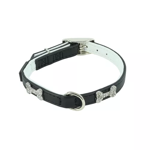 Li'l Pals® by Coastal® Posh B'Dazzled Bone Dog Collars Product image